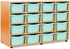 Monarch 16 Deep Tray Unit - Light Blue