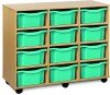 Monarch 12 Deep Tray Unit (Vertical) - Turquoise