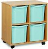 Monarch 4 Jumbo Tray Unit - Light Blue