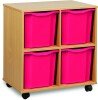 Monarch 4 Jumbo Tray Unit - Pink