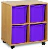 Monarch 4 Jumbo Tray Unit - Purple