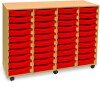 Monarch 40 Shallow Tray Unit - Red