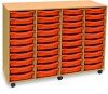 Monarch 40 Shallow Tray Unit - Tangerine