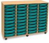 Monarch 40 Shallow Tray Unit - Turquoise