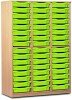 Monarch 48 Shallow Tray Storage Cupboard - Lime