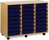 Monarch 24 Shallow Tray Unit - Dark Blue