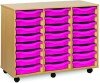 Monarch 24 Shallow Tray Unit - Pink