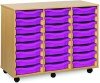 Monarch 24 Shallow Tray Unit - Purple