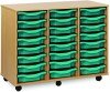 Monarch 24 Shallow Tray Unit - Turquoise