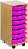 Monarch 8 Shallow Tray Unit - Pink