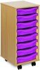 Monarch 8 Shallow Tray Unit - Purple