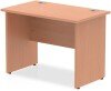 Dynamic Impulse Rectangular Desk with Panel End Legs - 1000mm x 800mm - Beech