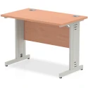 Dynamic Impulse Rectangular Desk with Cable Managed Legs - 1000mm x 600mm