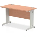 Dynamic Impulse Rectangular Desk with Cable Managed Legs - 1200mm x 600mm