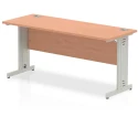 Dynamic Impulse Rectangular Desk with Cable Managed Legs - 1600mm x 600mm