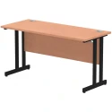 Dynamic Impulse Rectangular Desk with Twin Cantilever Legs - 1400mm x 600mm