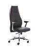 Dynamic Mien Executive Bonded Leather Chair - Black/Mink