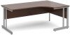 Dams Momento Corner Desk with Twin Cantilever Legs - 1800 x 1200mm - Walnut