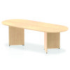 Dynamic Impulse Arrowhead Leg Boardroom Table 1800 x 1000mm - Maple