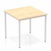 Dynamic Impulse Box Leg Straight Table 800 x 800mm - Maple