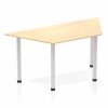 Dynamic Impulse Post Leg Trapezium Table 1600 x 800mm - Maple