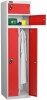 Probe Two Person Nest of Two Lockers - 1780 x 460 x 460mm - Red (Similar to BS 04 E53)