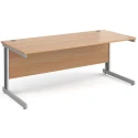 Gentoo Rectangular Desk with Cable Managed Legs - 1800mm x 800mm