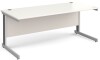 Gentoo Rectangular Desk with Cable Managed Legs - 1800mm x 800mm - White