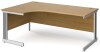 Gentoo Corner Desk with Cable Managed Leg 1800 x 1200mm - Oak