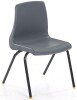 Metalliform NP Classroom Chairs Size 1 (3-4 Years) - Charcoal