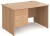Gentoo Rectangular Desk with Panel End Legs and 3 Drawer Fixed Pedestal - 1200mm x 800mm