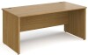 Gentoo Rectangular Desk with Panel End Legs - 1600mm x 800mm - Oak
