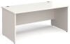 Gentoo Rectangular Desk with Panel End Legs - 1600mm x 800mm - White