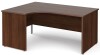 Gentoo Corner Desk with Panel End Leg 1600 x 1200mm - Walnut