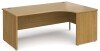 Gentoo Corner Desk with Panel End Leg 1800 x 1200mm - Oak