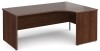 Gentoo Corner Desk with Panel End Leg 1800 x 1200mm - Walnut