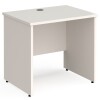 Gentoo Rectangular Desk with Panel End Legs - 800mm x 600mm - White