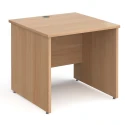 Gentoo Rectangular Desk with Panel End Legs - 800mm x 800mm