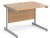 Gentoo Rectangular Desk with Single Cantilever Legs - 1000 x 800mm