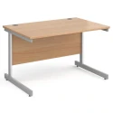 Gentoo Rectangular Desk with Single Cantilever Legs - 1200 x 800mm