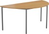 TC Multipurpose Semi Circlular Table - 1600 x 800mm - Oak