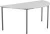 TC Multipurpose Semi Circlular Table - 1600 x 800mm - White