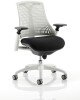 Dynamic Flex White Frame Chair - White