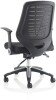 Dynamic Relay Mesh Task Operator Chair with Adjustable Arms - Silver