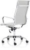 Dynamic Nola High Back Bonded Leather Chair - White