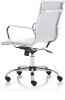 Dynamic Nola Medium Back Bonded Leather Chair - White