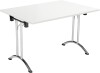 TC One Union Folding Rectangular Table - 1200 x 800mm - White