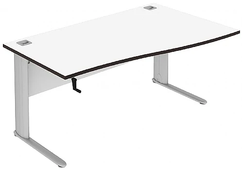 Elite Optima Plus Single Wave Height Adjustable Desk MFC -