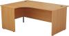 TC Panel Right Hand Radial Desk - 1800 x 1200mm - Beech