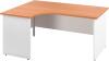 TC Panel Right Hand Radial Desk - 1400 x 1200mm